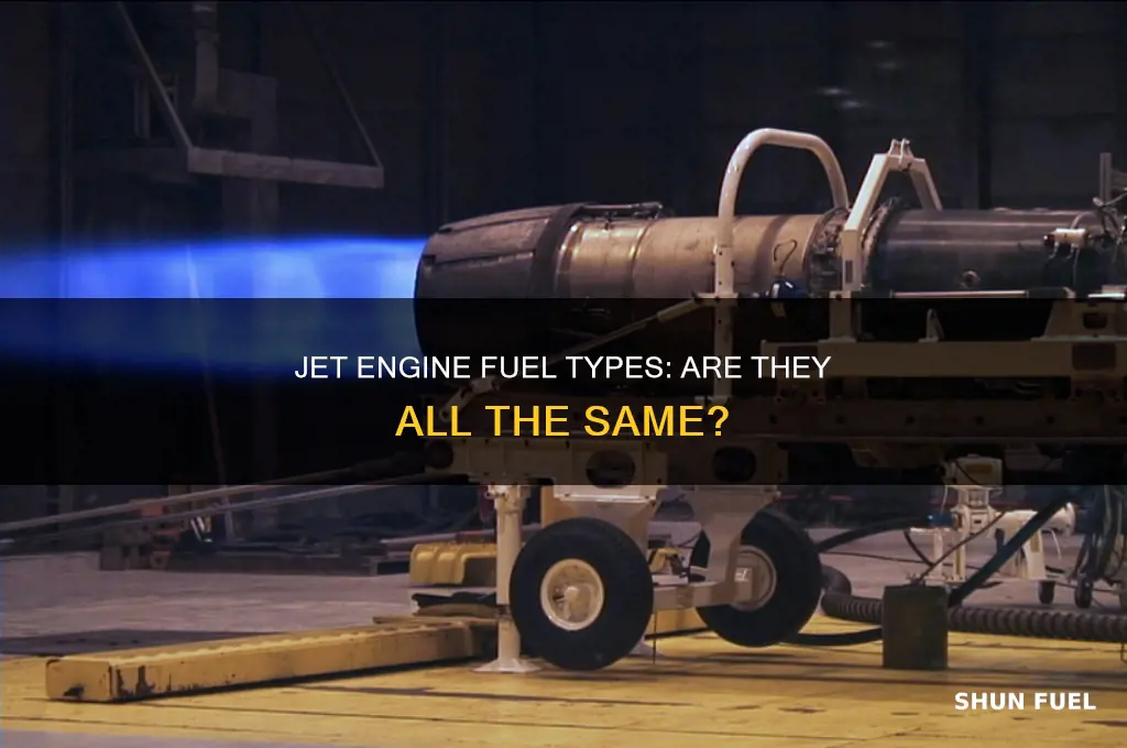 do all jet engines use the same fuel
