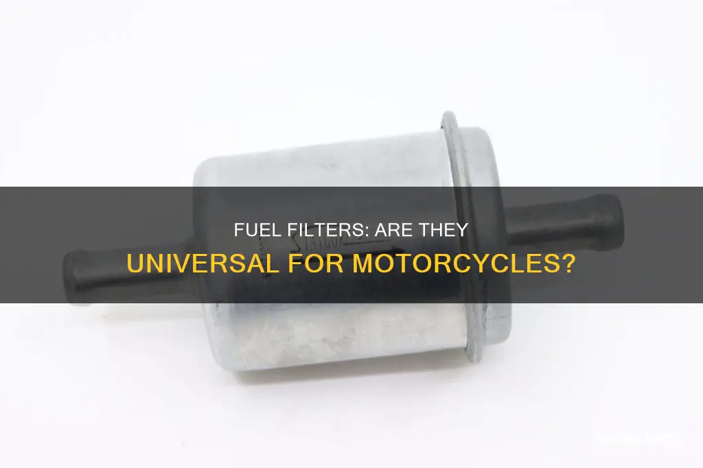 do all motorcycles use the same inline fuel filter