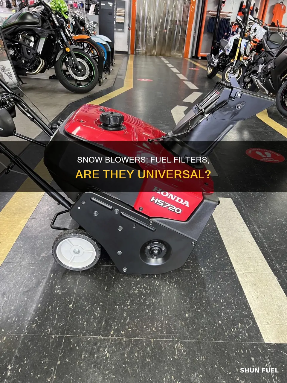 do all snow blowers have a fuel filter