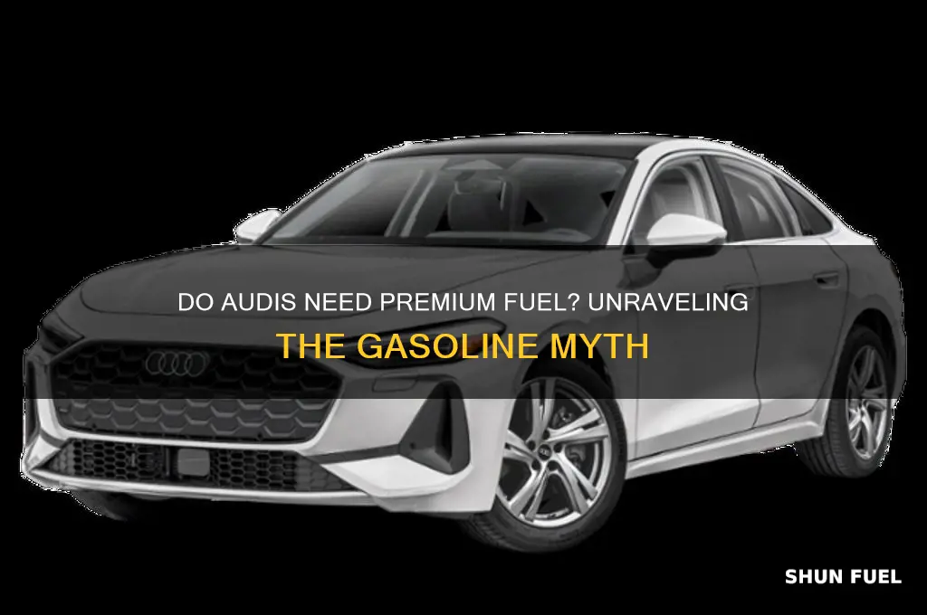 do audis require premium fuel