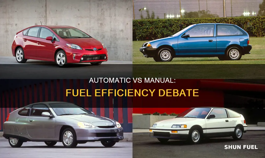 do automatic cars use more fuel than manual