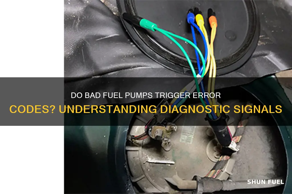 do bad fuel pumps code out