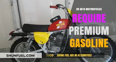 Do Beta Motorcycles Require Premium Gasoline?