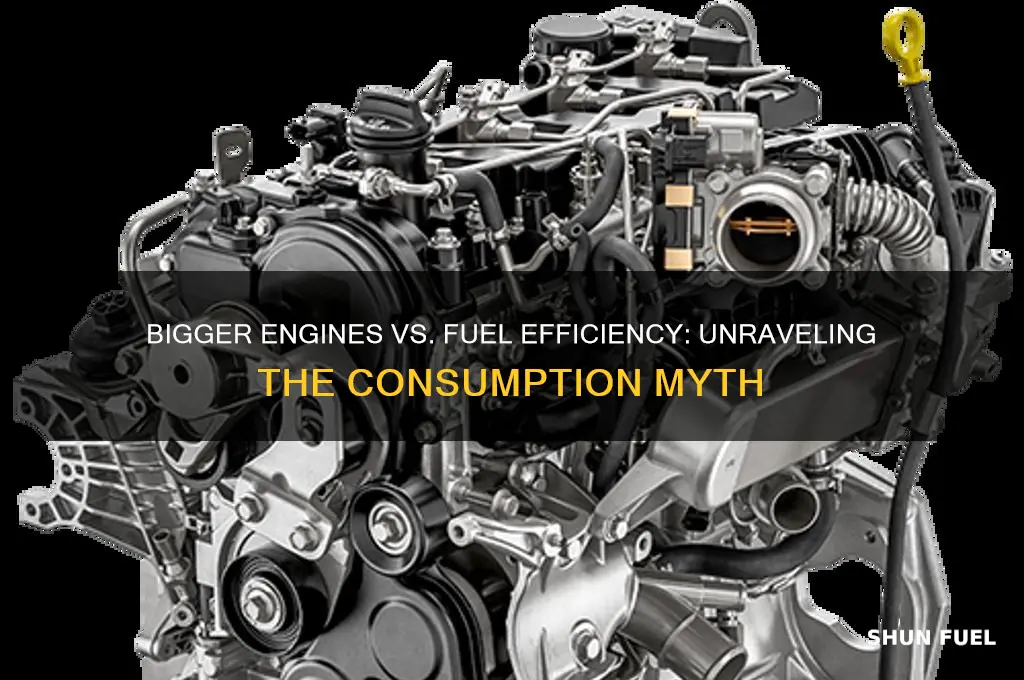 do bigger engines use more fuel