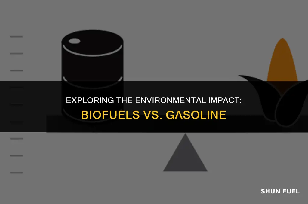 do biofuels burn cleaner than gasoline