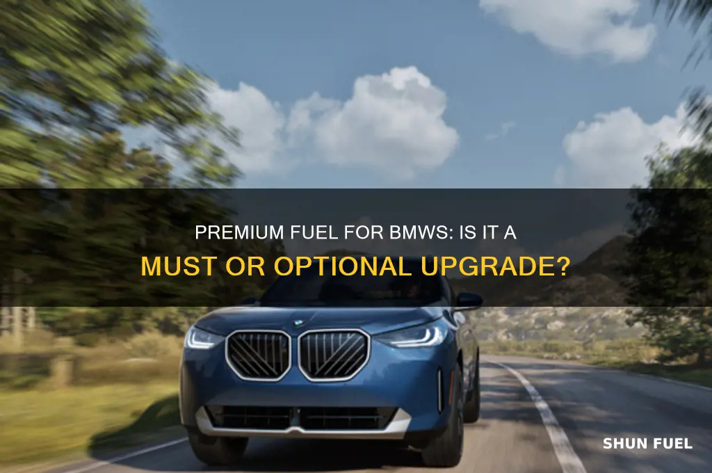 do bmw need premium fuel