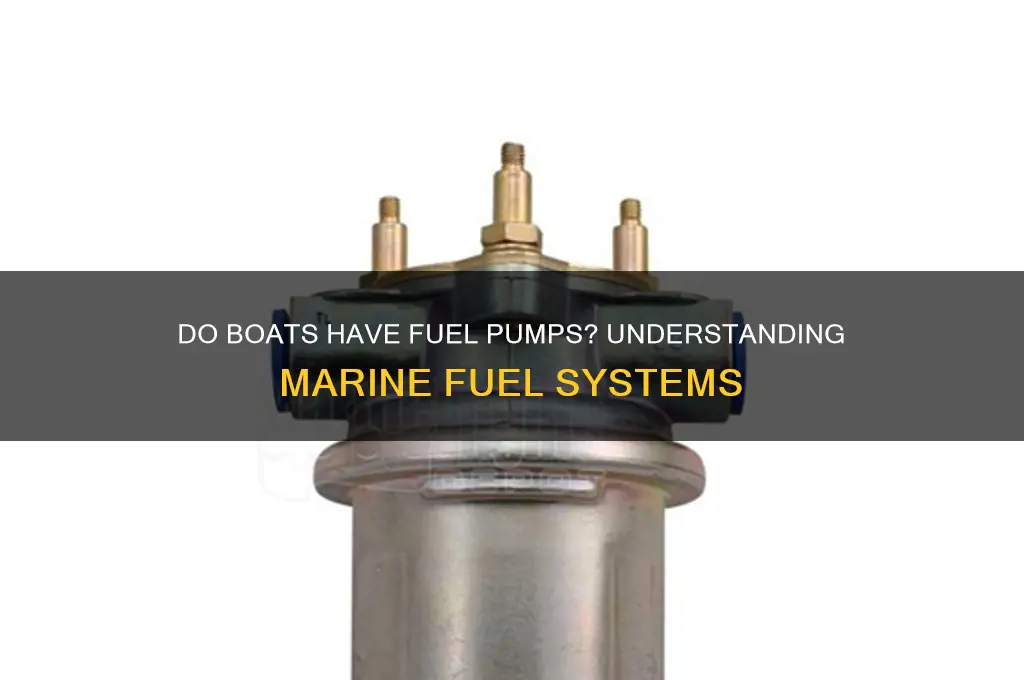 do boats have fuel pumps