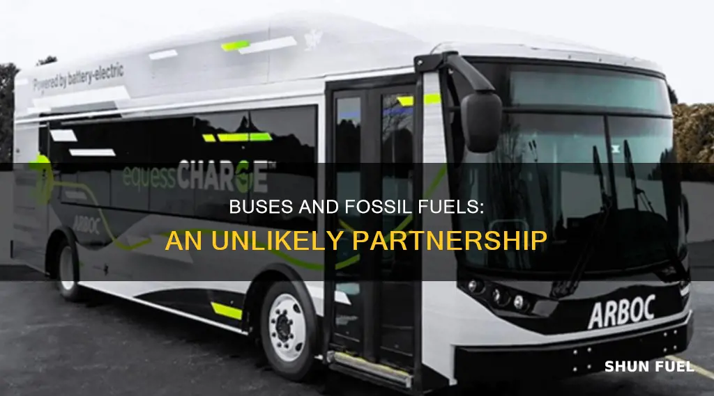 do buses run on fossil fuels