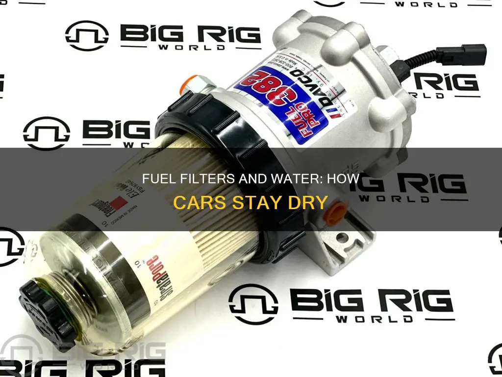do car fuel filters stop water