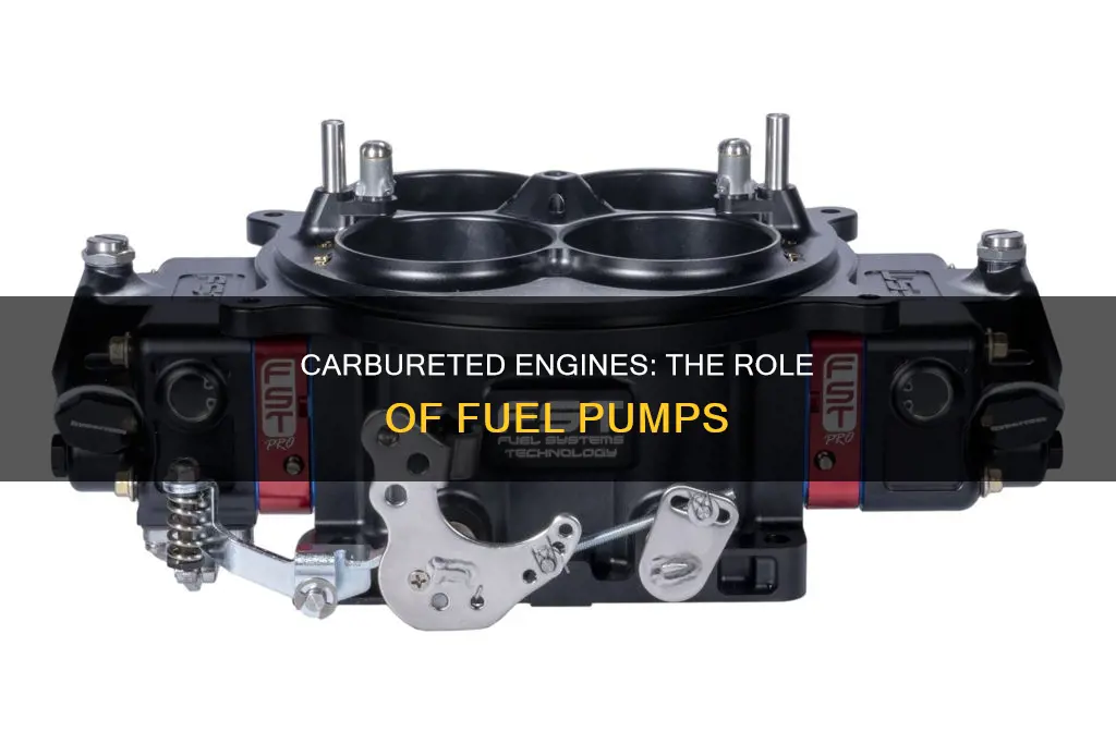 do carbureted cars have fuel pumps