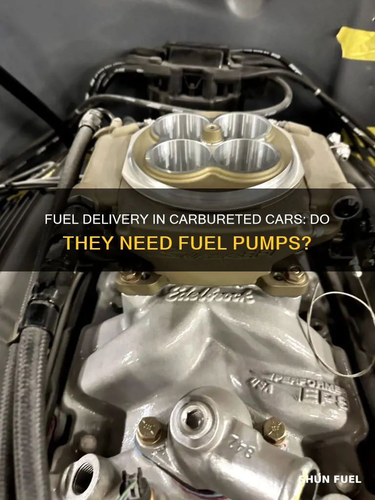 do carbureted cars have fuel pumps