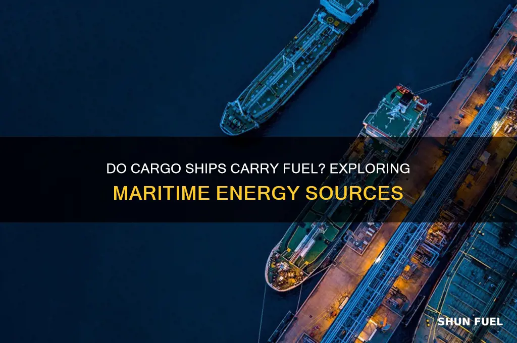 do cargo ships cary fuel
