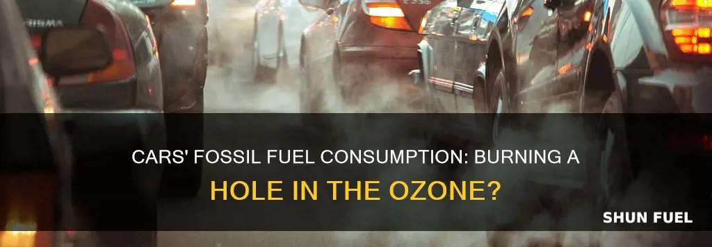 do cars burn fossil fuels
