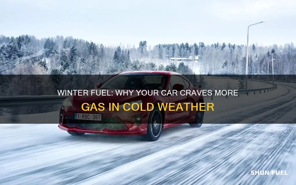 do cars burn more fuel in winter