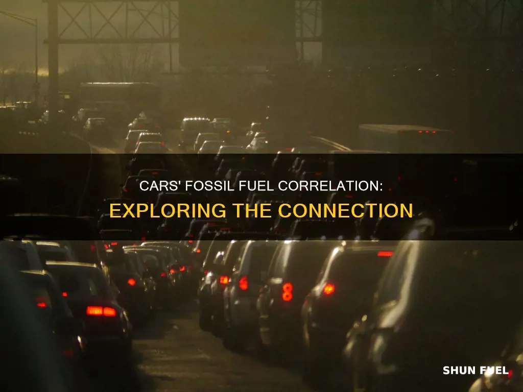 do cars correlate with fossil fuels