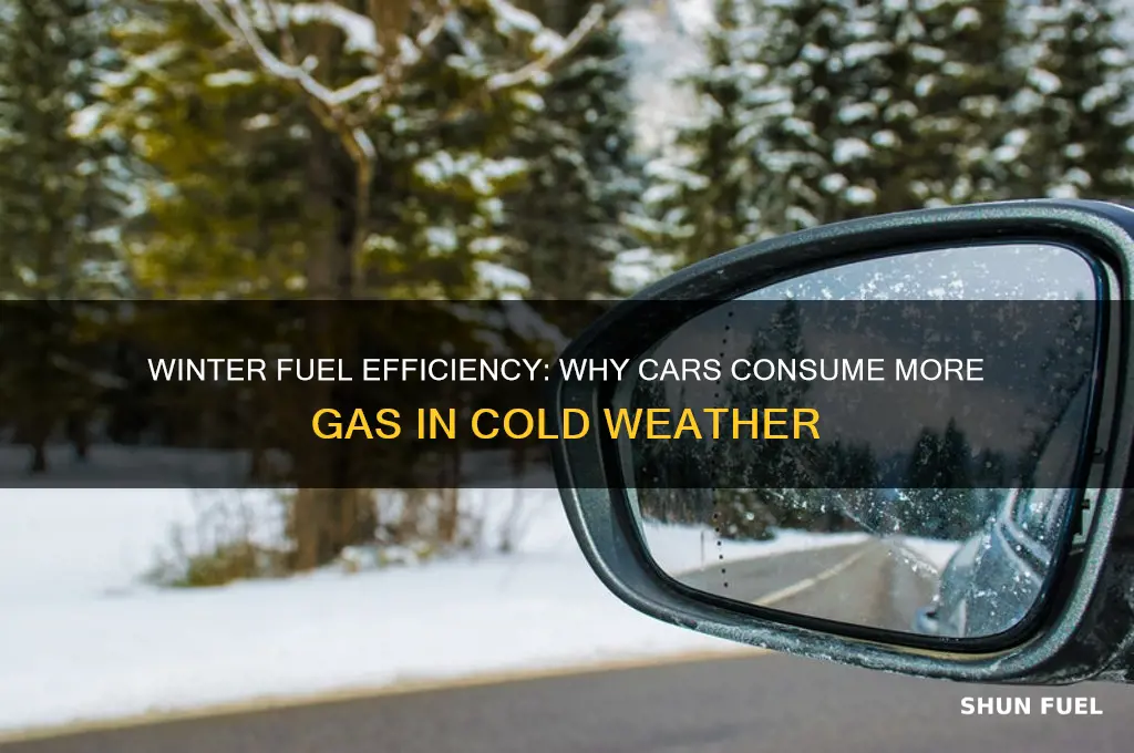 do cars use more fuel in winter