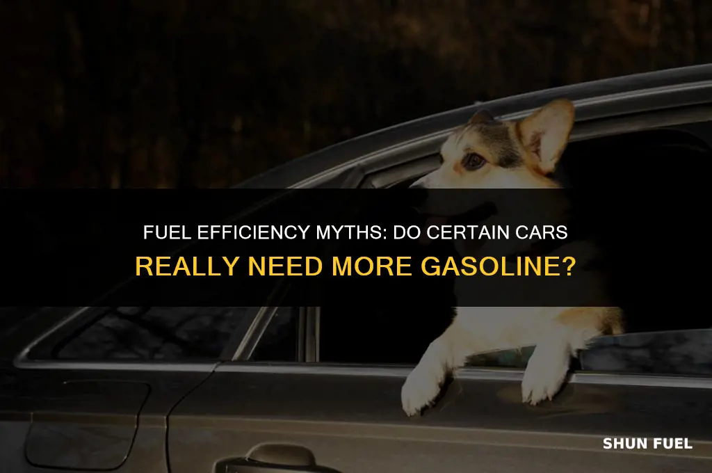 do certain cars need more gasoline