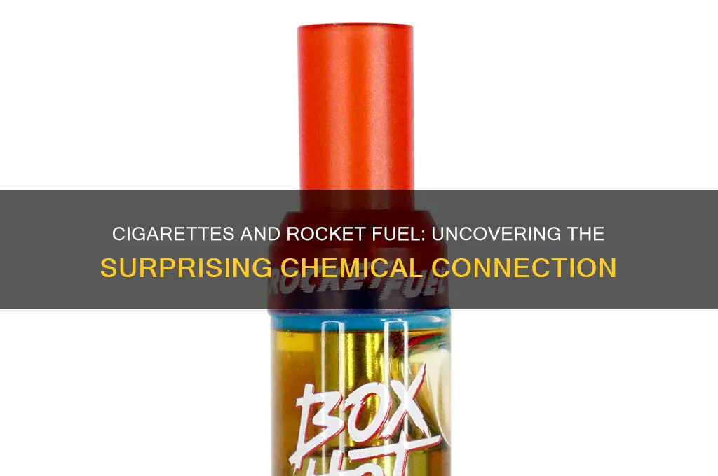 do cigarettes contain rocket fuel