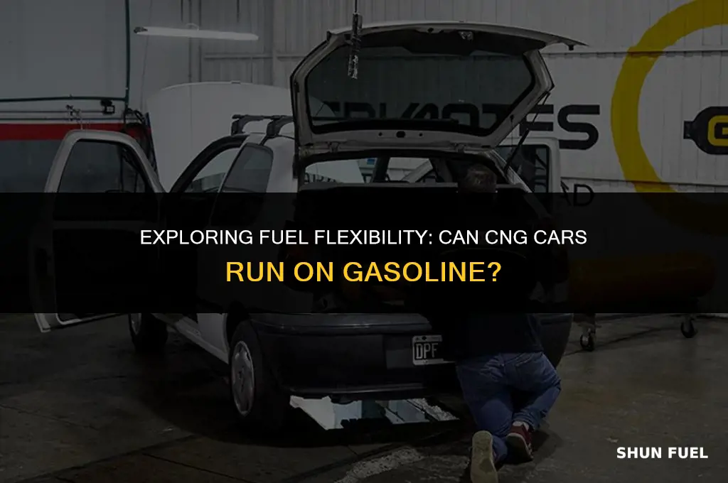 do cng cars run on gasoline