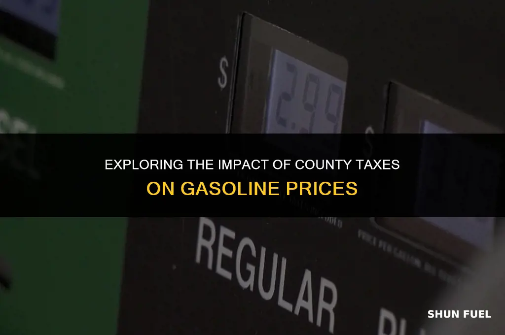 do counties add tax to gasoline