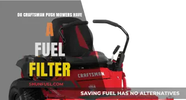 Craftsman Push Mowers: Where's the Fuel Filter?