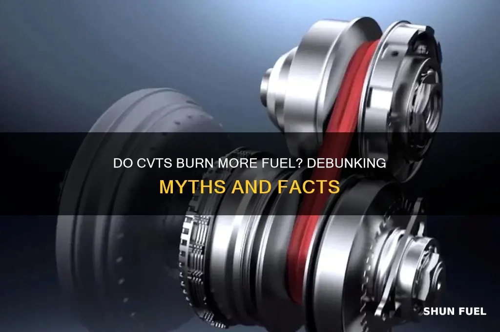 do cvt burn more fuel