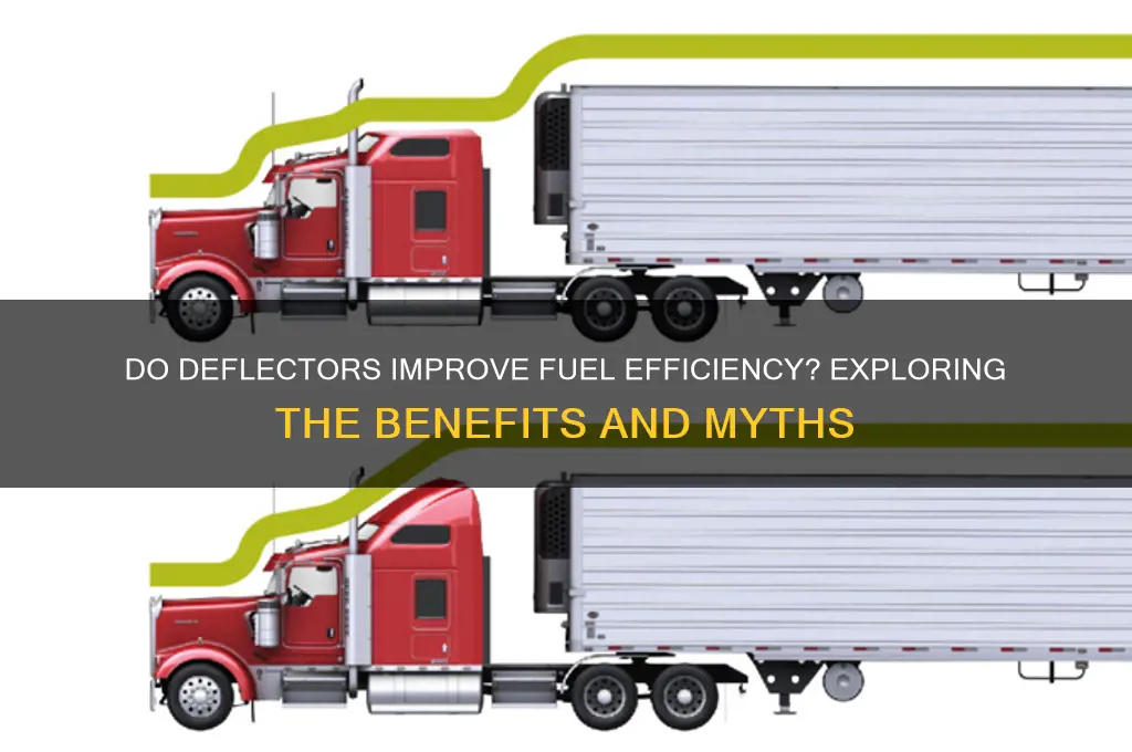 do deflectors help with fuel