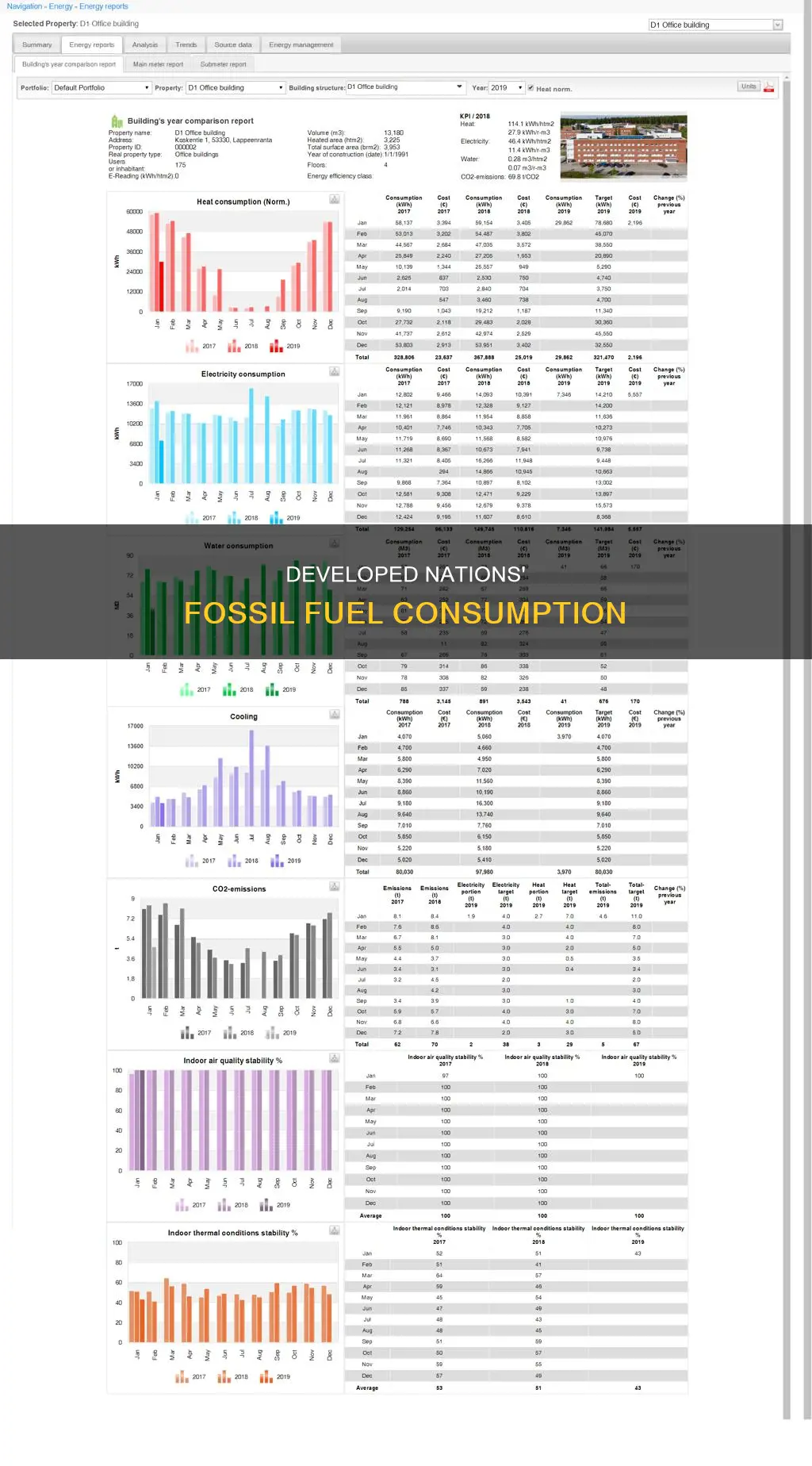 do developed countries use more fossil fuels
