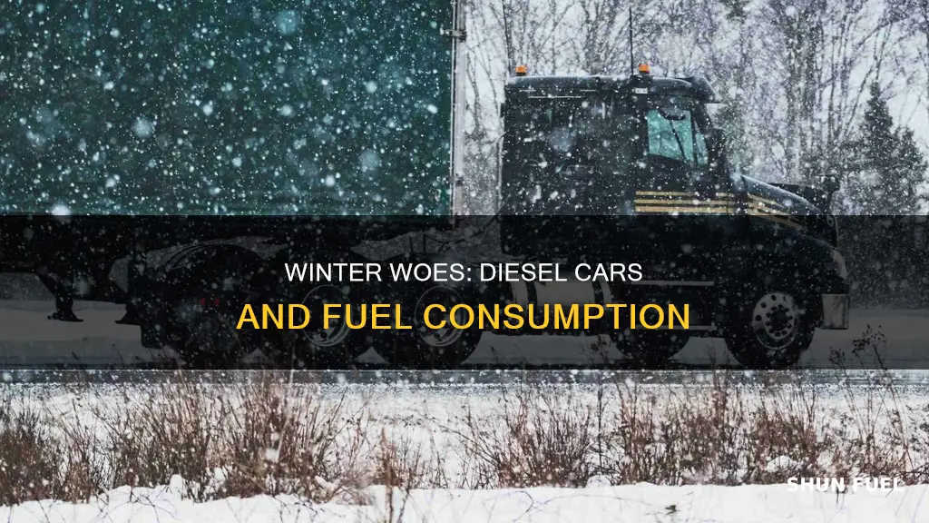 do diesel cars use more fuel in cold weather