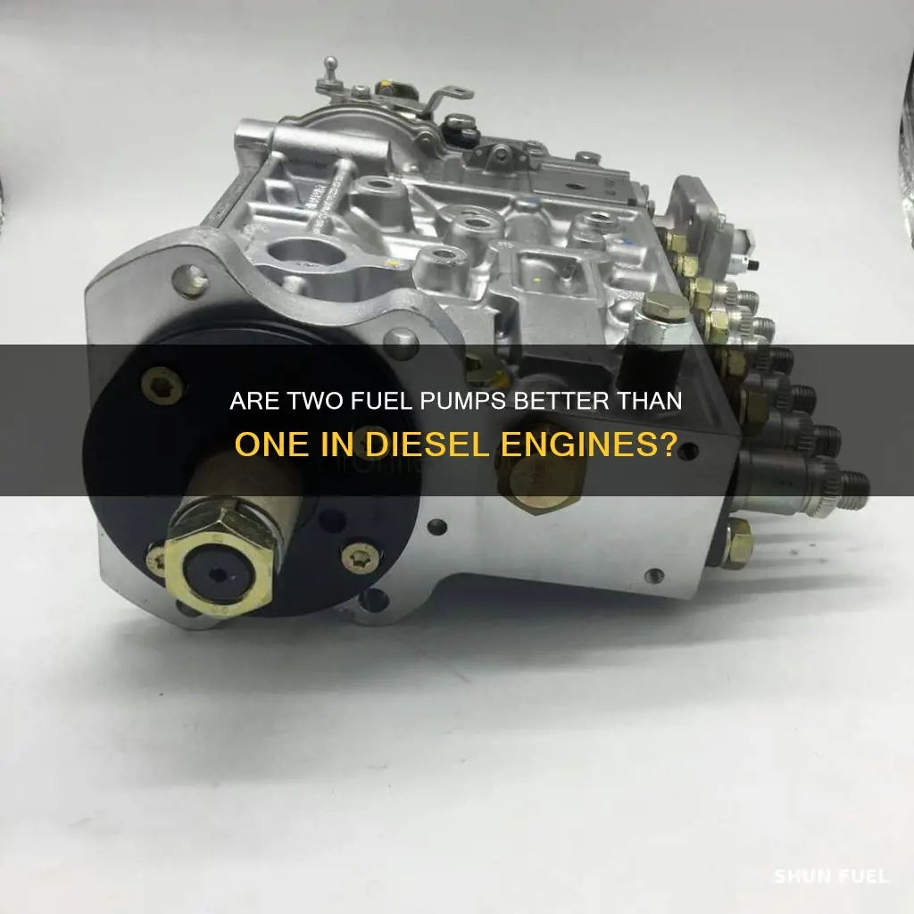 do diesel engines have 2 fuel pumps