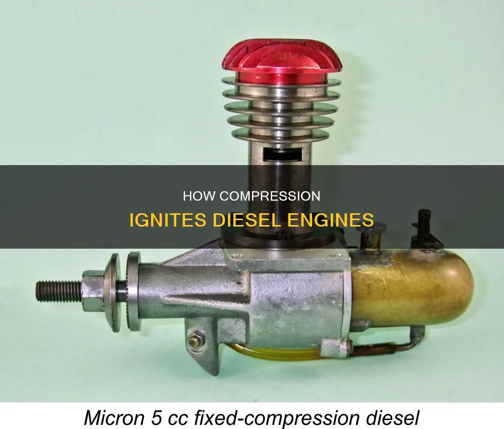 do diesel engines use compression to ignite the air-fuel mixture