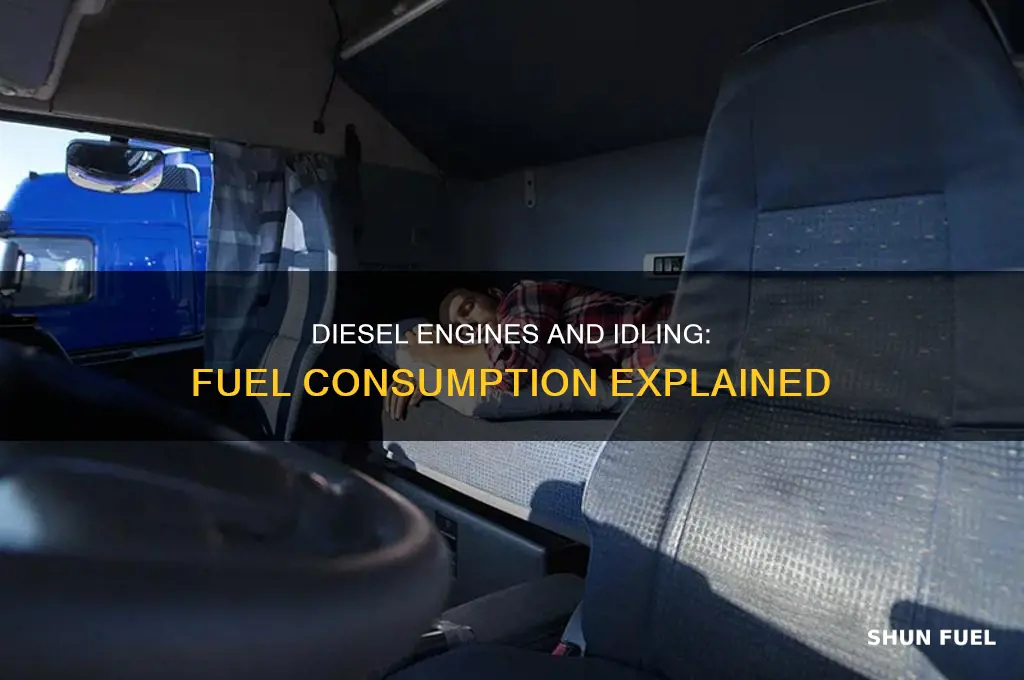 do diesel engines use fuel when idling
