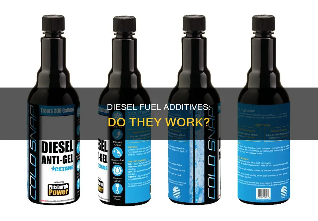 do diesel fuel additives work