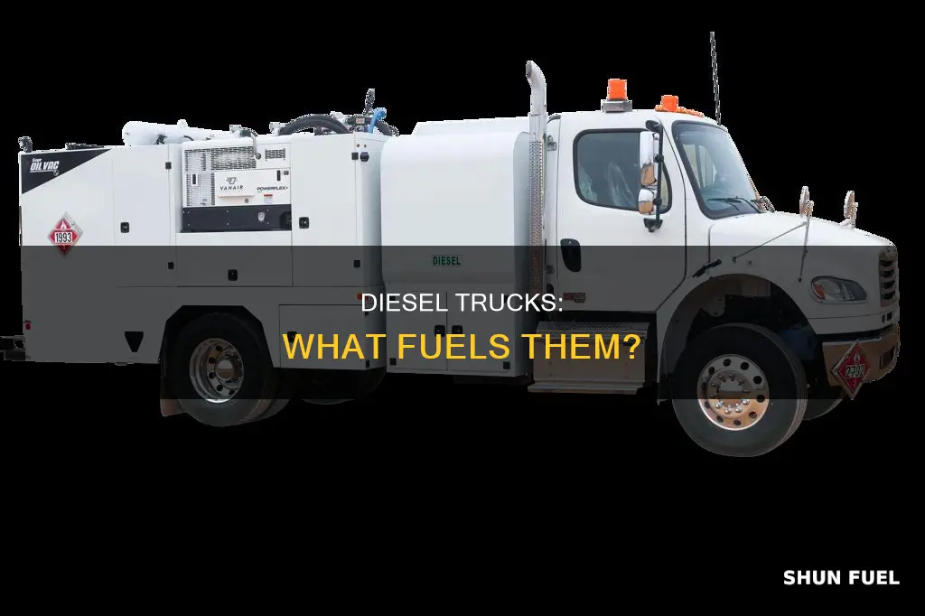 do diesel trucks onlytake diesel fuel