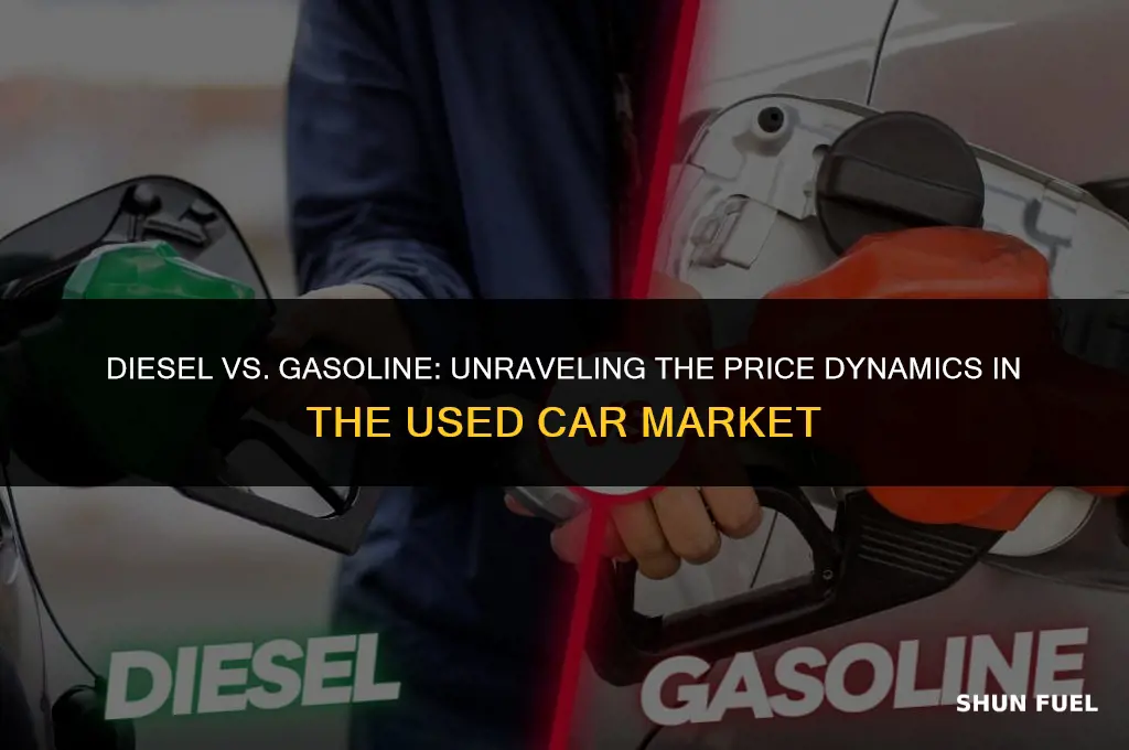 do diesel vehicles sell for more than gasoline vehicles