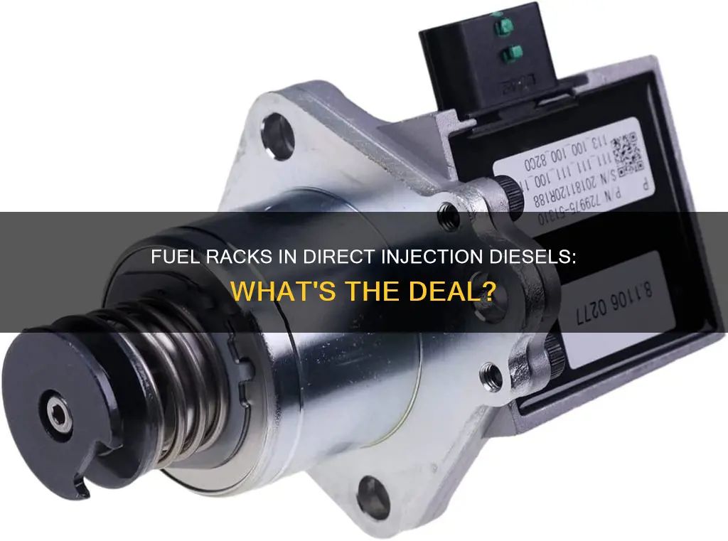 do direct injection diesel have fuel rack
