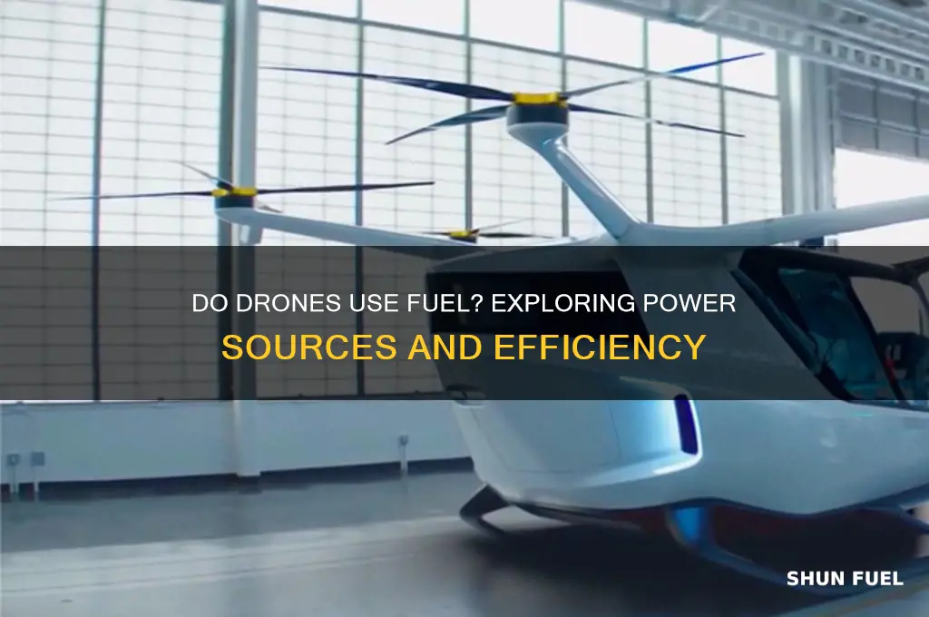 do drones use fuel