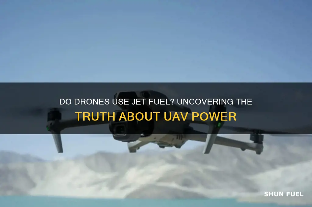 do drones use jet fuel