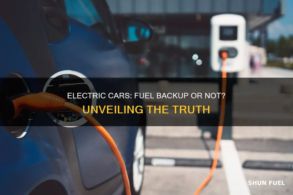 do electric cars have fuel backup