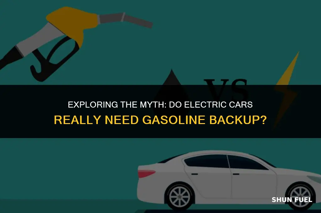 do electric cars have gasoline backup
