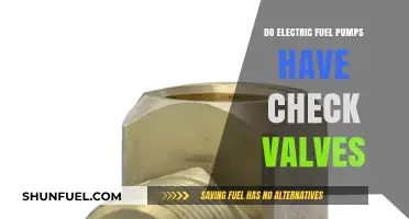 Electric Fuel Pumps: Understanding the Role of Check Valves