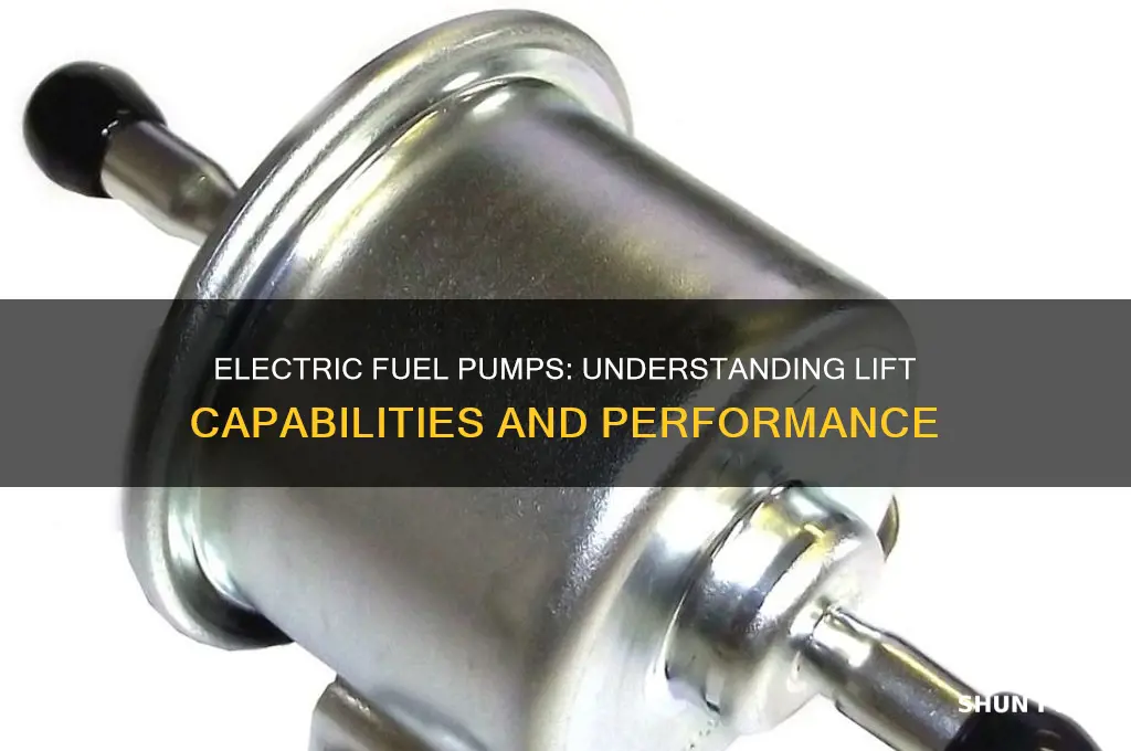 do electric fuel pumps have lift