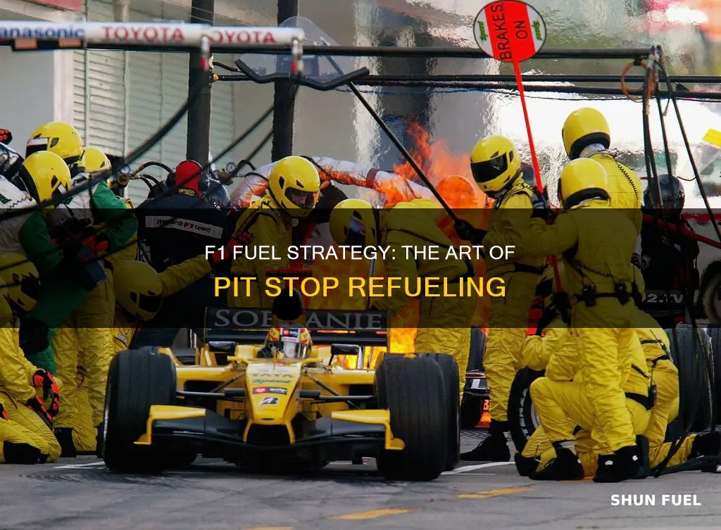 do f1 cars get fuel during pit stops