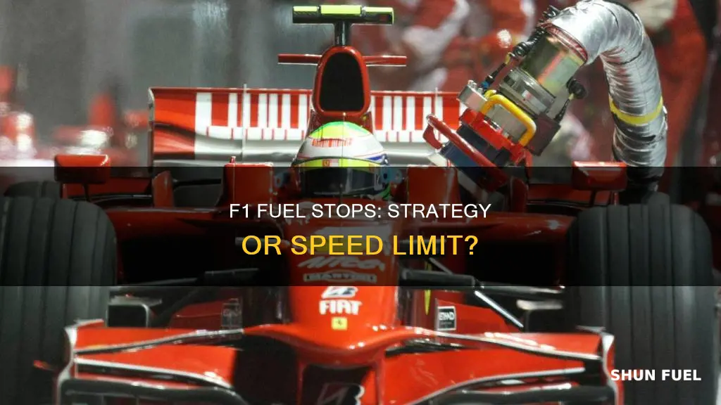 do f1 cars stop for fuel