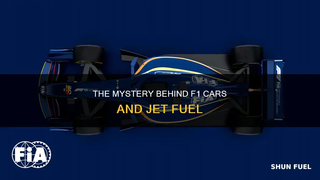 do f1 cars use jet fuel