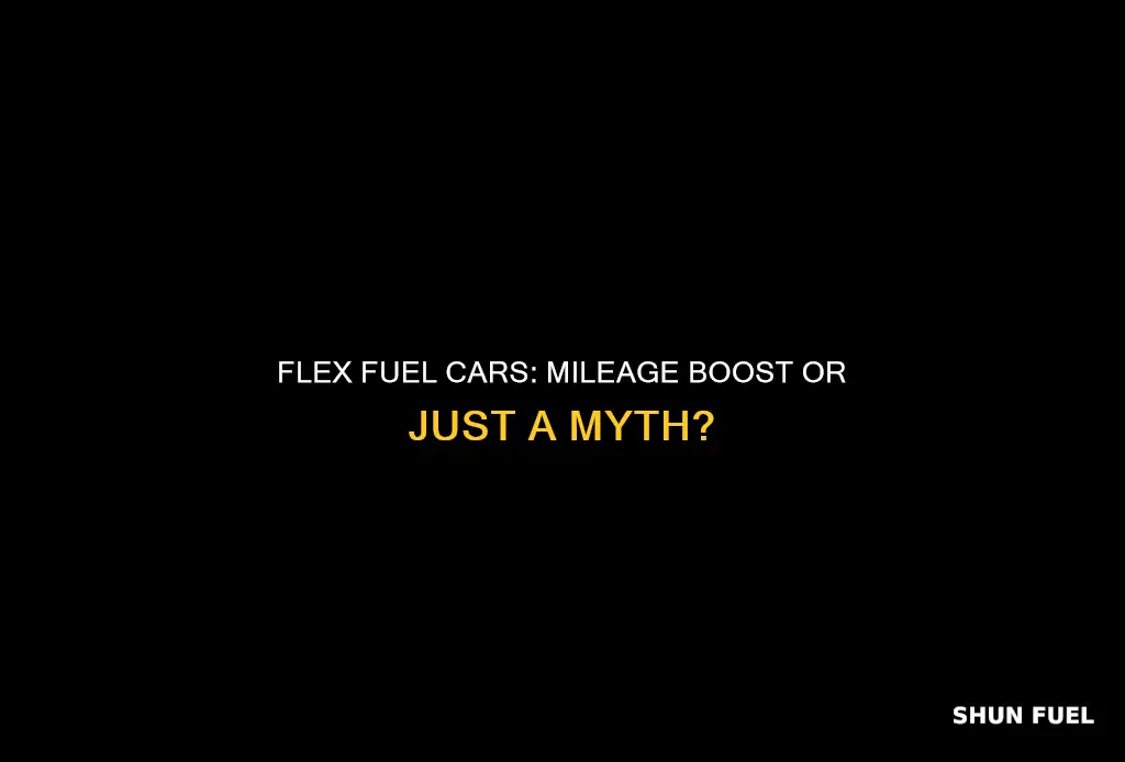 do flex fuel cars get better gas mileage