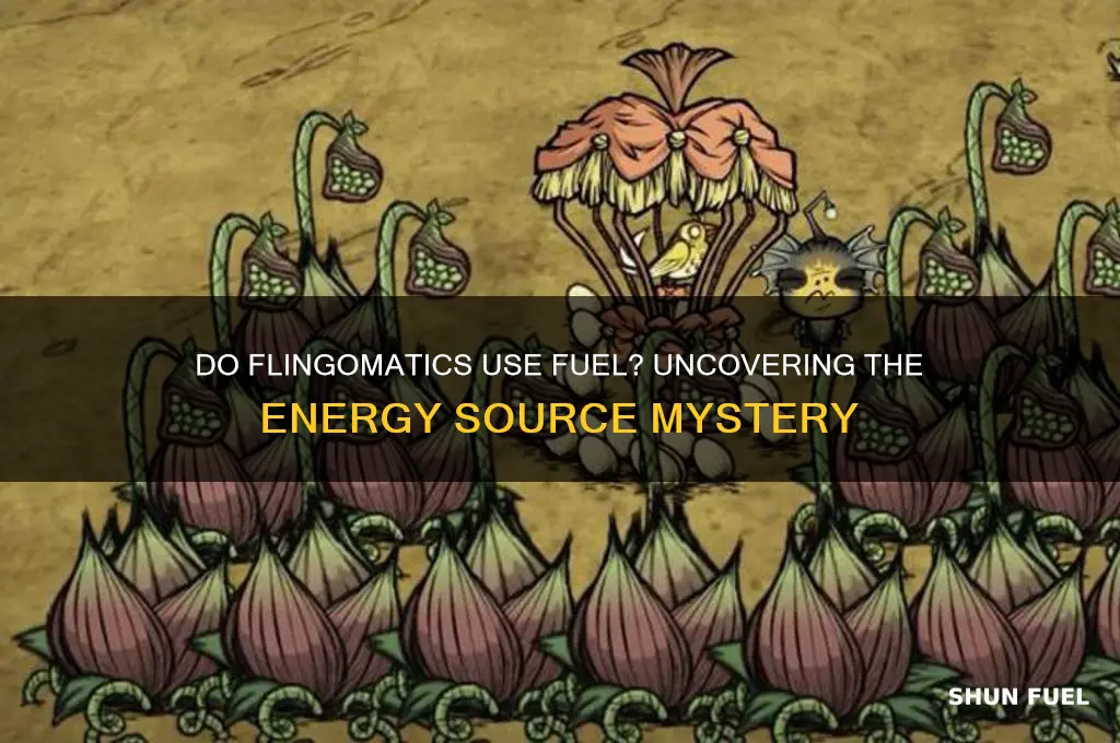 do flingomatics use fuel