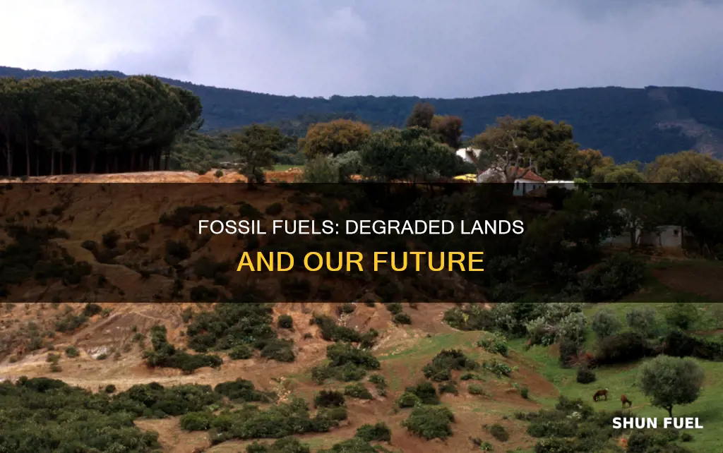 do fossil fuels cause land degradation