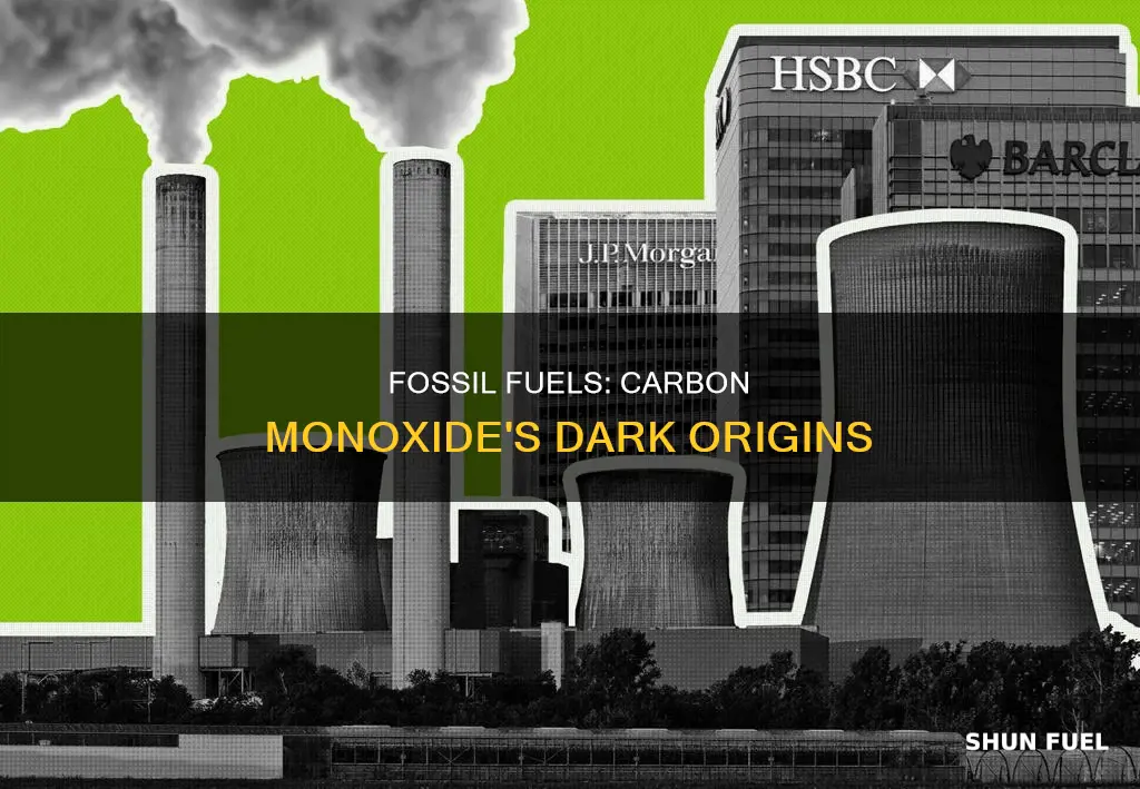 do fossil fuels create carbon monoxide
