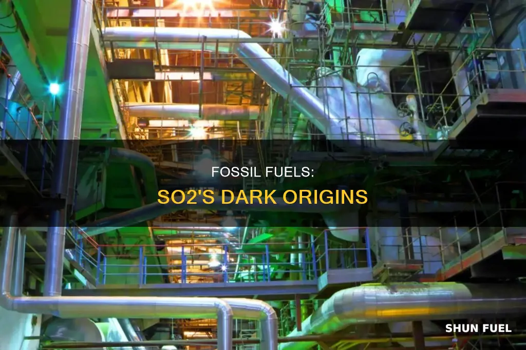 do fossil fuels create so2